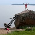 Kasmu - wioska kapitańska. Estonia.