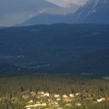 Widok z Pyramidenkogel Tower. Austria.