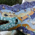 Park Guell. Barcelona. Hiszpania.