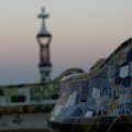 Park Guell. Barcelona. Hiszpania.